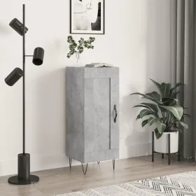 Concrete gray plywood sideboard 34.5x34x90 cm by vidaXL, Sideboards - Ref: Foro24-830440, Price: 55,50 €, Discount: %