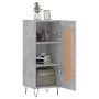 Concrete gray plywood sideboard 34.5x34x90 cm by vidaXL, Sideboards - Ref: Foro24-830440, Price: 55,50 €, Discount: %