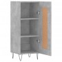 Betongraues Sperrholz-Sideboard 34,5 x 34 x 90 cm von vidaXL, Sideboards - Ref: Foro24-830440, Preis: 56,18 €, Rabatt: %