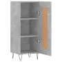 Concrete gray plywood sideboard 34.5x34x90 cm by vidaXL, Sideboards - Ref: Foro24-830440, Price: 55,50 €, Discount: %