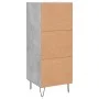 Concrete gray plywood sideboard 34.5x34x90 cm by vidaXL, Sideboards - Ref: Foro24-830440, Price: 55,50 €, Discount: %
