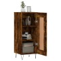 Engineered wood smoked oak sideboard 34.5x34x90 cm by vidaXL, Sideboards - Ref: Foro24-830441, Price: 57,04 €, Discount: %