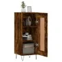 Sideboard aus Holzwerkstoff Räuchereiche 34,5x34x90 cm von vidaXL, Sideboards - Ref: Foro24-830441, Preis: 56,31 €, Rabatt: %
