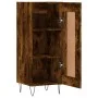 Sideboard aus Holzwerkstoff Räuchereiche 34,5x34x90 cm von vidaXL, Sideboards - Ref: Foro24-830441, Preis: 56,31 €, Rabatt: %