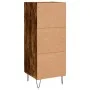 Sideboard aus Holzwerkstoff Räuchereiche 34,5x34x90 cm von vidaXL, Sideboards - Ref: Foro24-830441, Preis: 56,31 €, Rabatt: %