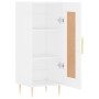 Weißes Sideboard aus Holzwerkstoff, 34,5 x 34 x 90 cm von vidaXL, Sideboards - Ref: Foro24-830428, Preis: 58,89 €, Rabatt: %