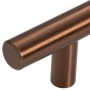Tiradores para armarios 5 uds acero inoxidable bronce 480 mm