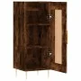 Smoked oak engineered wood sideboard 34.5x34x90 cm by vidaXL, Sideboards - Ref: Foro24-830433, Price: 59,71 €, Discount: %
