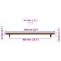 Tiradores para armarios 5 uds acero inoxidable bronce 480 mm