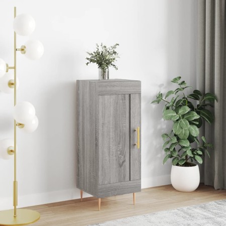 Engineered wood gray Sonoma sideboard 34.5x34x90 cm by vidaXL, Sideboards - Ref: Foro24-830434, Price: 64,15 €, Discount: %