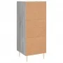 Engineered wood gray Sonoma sideboard 34.5x34x90 cm by vidaXL, Sideboards - Ref: Foro24-830434, Price: 63,31 €, Discount: %