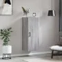 Armario de pared gris Sonoma 34,5x34x90 cm de vidaXL, Aparadores - Ref: Foro24-828866, Precio: 49,36 €, Descuento: %