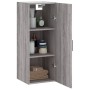 Armario de pared gris Sonoma 34,5x34x90 cm de vidaXL, Aparadores - Ref: Foro24-828866, Precio: 49,91 €, Descuento: %