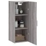 Sonoma grauer Wandschrank 34,5x34x90 cm von vidaXL, Sideboards - Ref: Foro24-828866, Preis: 49,36 €, Rabatt: %