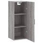 Armario de pared gris Sonoma 34,5x34x90 cm de vidaXL, Aparadores - Ref: Foro24-828866, Precio: 49,91 €, Descuento: %
