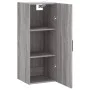 Sonoma grauer Wandschrank 34,5x34x90 cm von vidaXL, Sideboards - Ref: Foro24-828866, Preis: 49,36 €, Rabatt: %