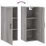 Armario de pared gris Sonoma 34,5x34x90 cm de vidaXL, Aparadores - Ref: Foro24-828866, Precio: 49,91 €, Descuento: %