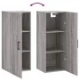 Sonoma grauer Wandschrank 34,5x34x90 cm von vidaXL, Sideboards - Ref: Foro24-828866, Preis: 49,36 €, Rabatt: %