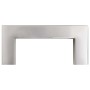 Tiradores para armarios 10 uds acero inoxidable plateado 64 mm