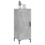 Gray concrete plywood sideboard 34.5x34x90 cm by vidaXL, Sideboards - Ref: Foro24-830448, Price: 59,93 €, Discount: %