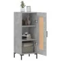 Gray concrete plywood sideboard 34.5x34x90 cm by vidaXL, Sideboards - Ref: Foro24-830448, Price: 59,93 €, Discount: %