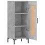 Gray concrete plywood sideboard 34.5x34x90 cm by vidaXL, Sideboards - Ref: Foro24-830448, Price: 59,93 €, Discount: %