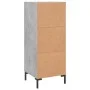 Gray concrete plywood sideboard 34.5x34x90 cm by vidaXL, Sideboards - Ref: Foro24-830448, Price: 59,93 €, Discount: %