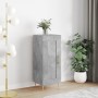 Aparador de madera contrachapada gris hormigón 34,5x34x90 cm de vidaXL, Aparadores - Ref: Foro24-830432, Precio: 57,49 €
