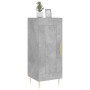 Aparador de madera contrachapada gris hormigón 34,5x34x90 cm de vidaXL, Aparadores - Ref: Foro24-830432, Precio: 57,49 €