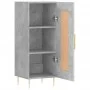 Betongraues Sperrholz-Sideboard 34,5 x 34 x 90 cm von vidaXL, Sideboards - Ref: Foro24-830432, Preis: 56,86 €, Rabatt: %