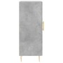 Aparador de madera contrachapada gris hormigón 34,5x34x90 cm de vidaXL, Aparadores - Ref: Foro24-830432, Precio: 57,49 €