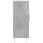 Betongraues Sperrholz-Sideboard 34,5 x 34 x 90 cm von vidaXL, Sideboards - Ref: Foro24-830432, Preis: 56,86 €, Rabatt: %
