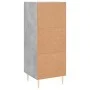 Betongraues Sperrholz-Sideboard 34,5 x 34 x 90 cm von vidaXL, Sideboards - Ref: Foro24-830432, Preis: 56,86 €, Rabatt: %