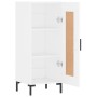 Aparador madera de ingeniería blanco 34,5x34x90 cm de vidaXL, Aparadores - Ref: Foro24-830444, Precio: 73,77 €, Descuento: %