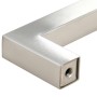 Tiradores para armarios 10 uds acero inoxidable plateado 96 mm
