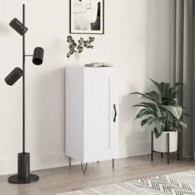 Glossy white plywood sideboard 34.5x34x90 cm by vidaXL, Sideboards - Ref: Foro24-830438, Price: 60,40 €, Discount: %