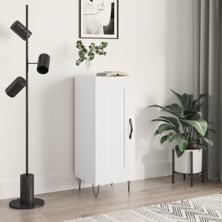 Hochglanzweißes Sperrholz-Sideboard 34,5 x 34 x 90 cm von vidaXL, Sideboards - Ref: Foro24-830438, Preis: 61,14 €, Rabatt: %