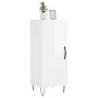 Glossy white plywood sideboard 34.5x34x90 cm by vidaXL, Sideboards - Ref: Foro24-830438, Price: 60,40 €, Discount: %