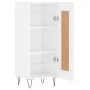 Glossy white plywood sideboard 34.5x34x90 cm by vidaXL, Sideboards - Ref: Foro24-830438, Price: 60,40 €, Discount: %