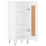 Hochglanzweißes Sperrholz-Sideboard 34,5 x 34 x 90 cm von vidaXL, Sideboards - Ref: Foro24-830438, Preis: 61,14 €, Rabatt: %