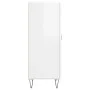 Hochglanzweißes Sperrholz-Sideboard 34,5 x 34 x 90 cm von vidaXL, Sideboards - Ref: Foro24-830438, Preis: 60,40 €, Rabatt: %