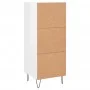 Hochglanzweißes Sperrholz-Sideboard 34,5 x 34 x 90 cm von vidaXL, Sideboards - Ref: Foro24-830438, Preis: 60,40 €, Rabatt: %