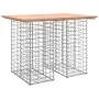 Garden bench design with gabion baskets made of solid pine wood 100x70x72 cm by vidaXL, garden benches - Ref: Foro24-834363, ...