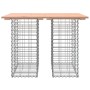 Gartenbank Design Gabione massives Kiefernholz 100x70x72 cm von vidaXL, Gartenbänke - Ref: Foro24-834363, Preis: 88,94 €, Rab...