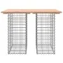 Garden bench design with gabion baskets made of solid pine wood 100x70x72 cm by vidaXL, garden benches - Ref: Foro24-834363, ...