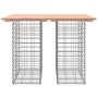 Gartenbank Design Gabione massives Kiefernholz 100x70x72 cm von vidaXL, Gartenbänke - Ref: Foro24-834363, Preis: 88,94 €, Rab...