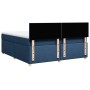 Cama box spring con colchón tela azul 180x200 cm en Camas y somieres | Comprar online en Foro24