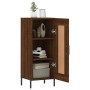 Oak brown engineered wood sideboard 34.5x34x90 cm by vidaXL, Sideboards - Ref: Foro24-830459, Price: 65,38 €, Discount: %