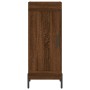 Oak brown engineered wood sideboard 34.5x34x90 cm by vidaXL, Sideboards - Ref: Foro24-830459, Price: 65,38 €, Discount: %