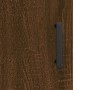Oak brown engineered wood sideboard 34.5x34x90 cm by vidaXL, Sideboards - Ref: Foro24-830459, Price: 65,38 €, Discount: %